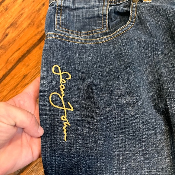 Sean John mens jeans tag 34 (35x34) blue cotton baggy Relaxed Straight hip hop - Picture 3 of 12